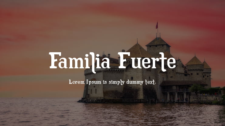 Familia Fuerte Font