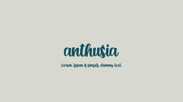 anthusia Font