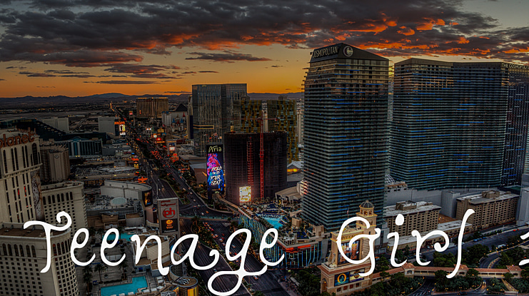 Teenage Girl Font Family