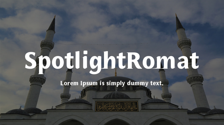 SpotlightRomat Font
