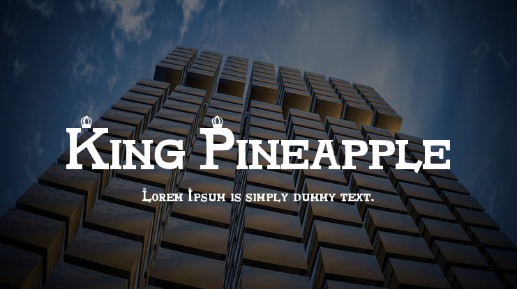 King Pineapple Font