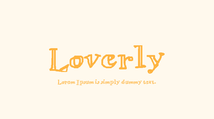 Loverly Font