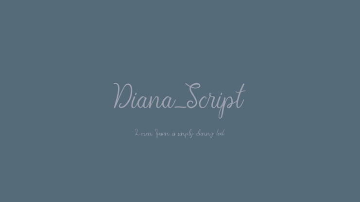 Diana_Script Font