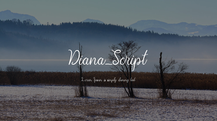 Diana_Script Font