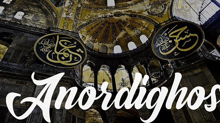 Anordighos Font