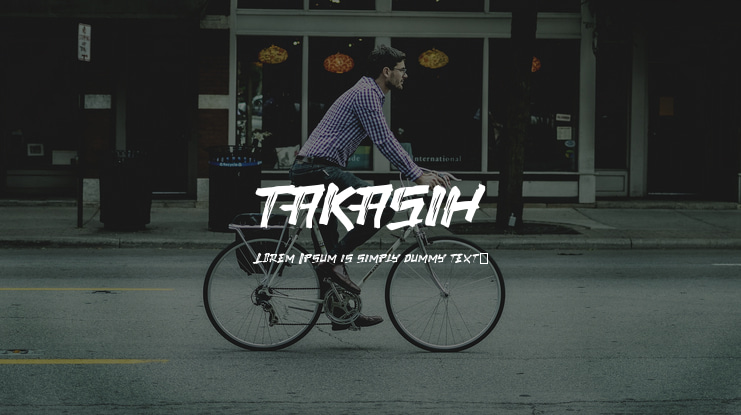 TAKASIH Font