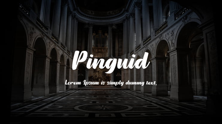 Pinguid Font