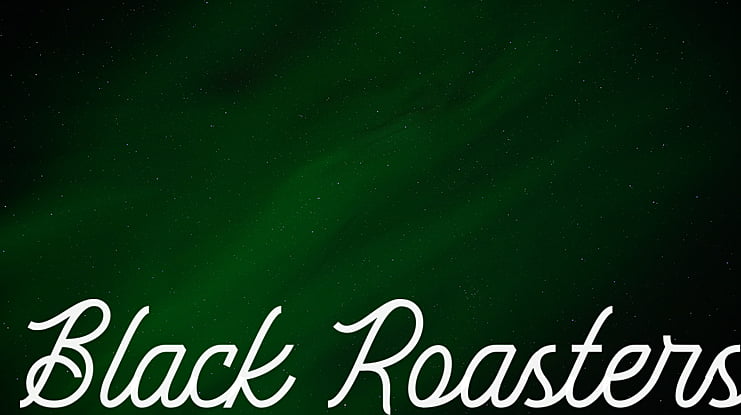 Black Roasters Font
