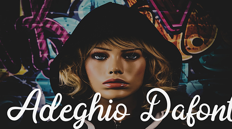 Adeghio Dafont Font