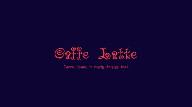 Caffe Latte Font