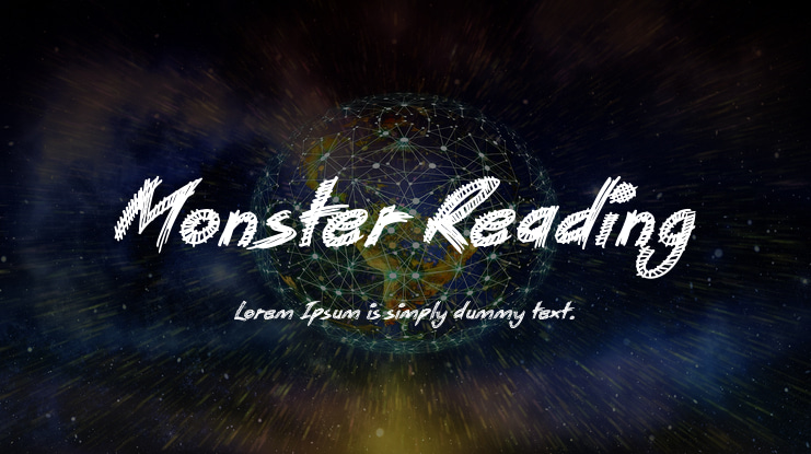 Monster Reading Font