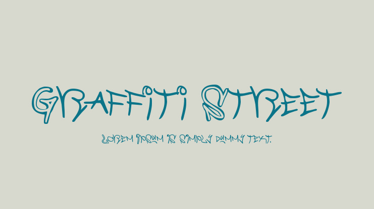 Graffiti Street Font Family