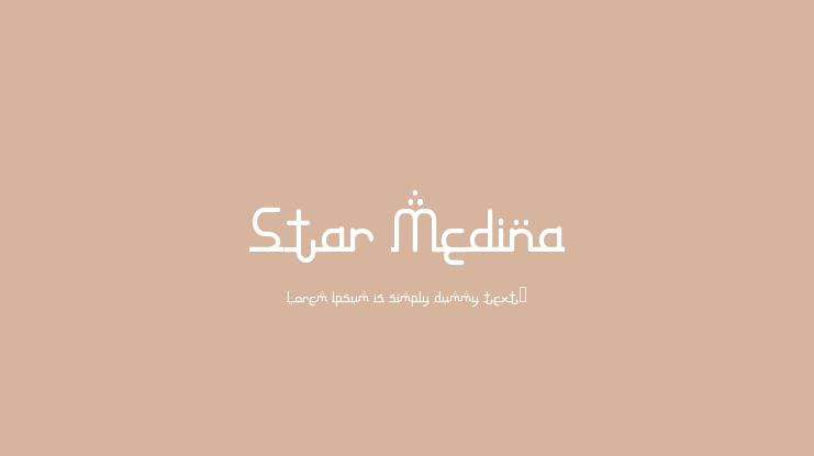 Star Medina Font