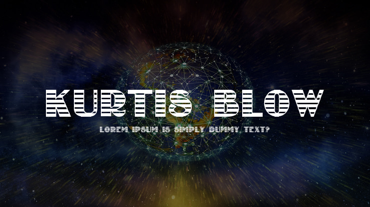 KURTIS BLOW Font