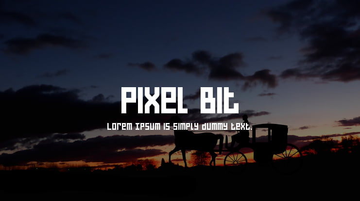 Pixel Bit Font