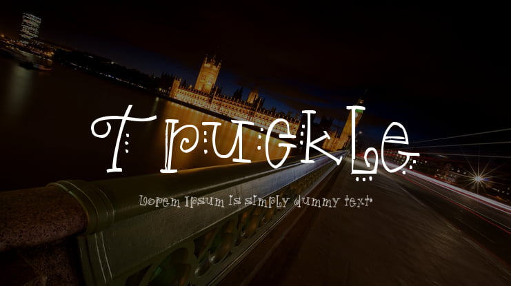 Truckle Font