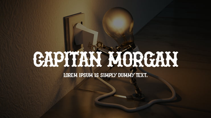 Capitan Morgan Font