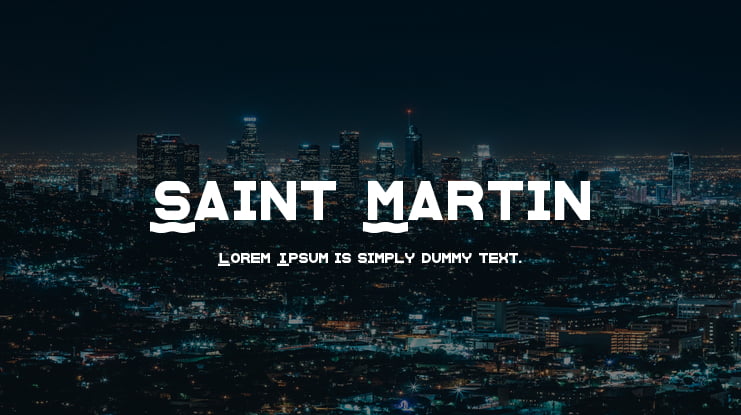 Saint Martin Font