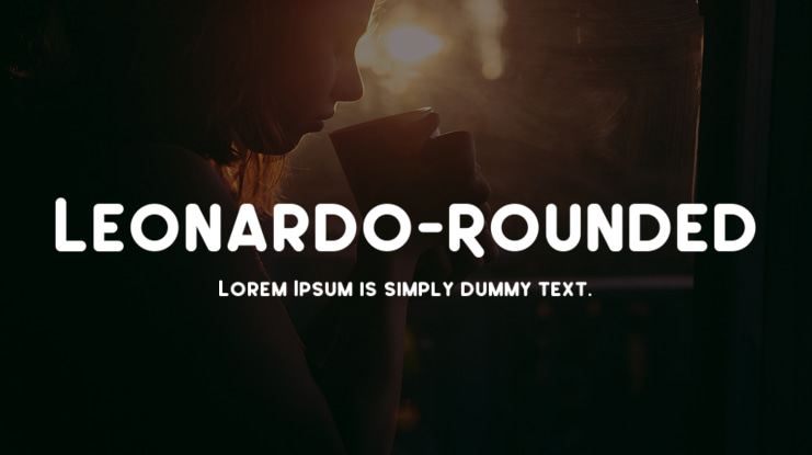 Leonardo-Rounded Font