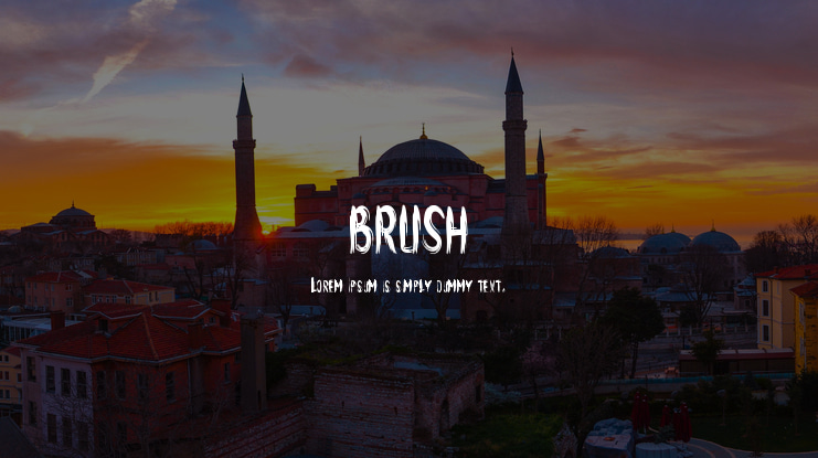 brush Font