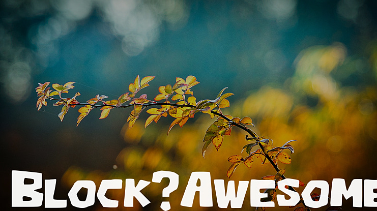 Block_Awesome Font