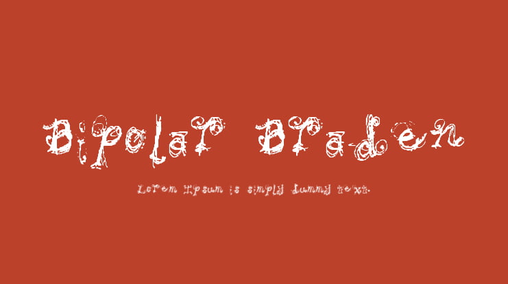 Bipolar Braden Font