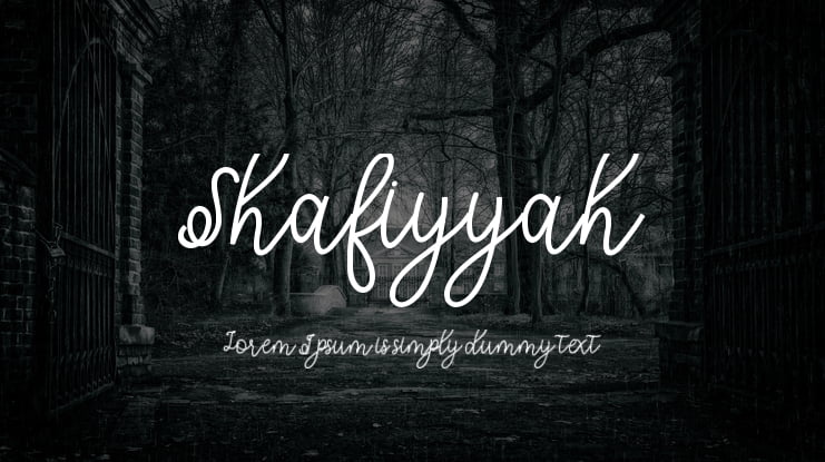 Shafiyyah Font