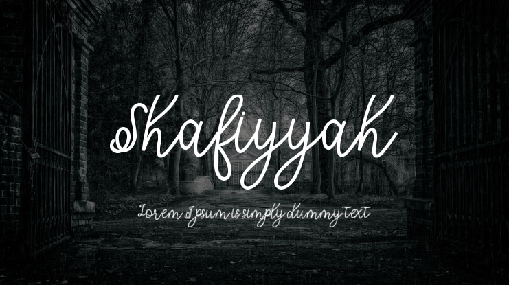 Shafiyyah Font