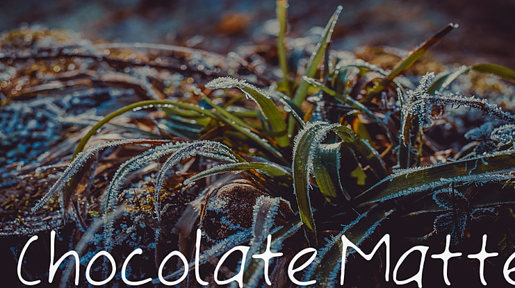 Chocolate Matte Font