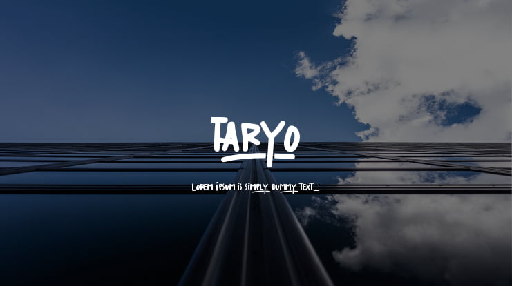 TARYO Font