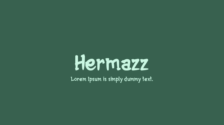 Hermazz Font