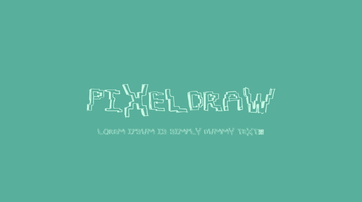 PixelDraw Font