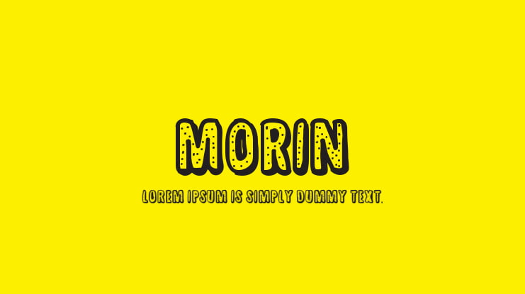 MORIN Font