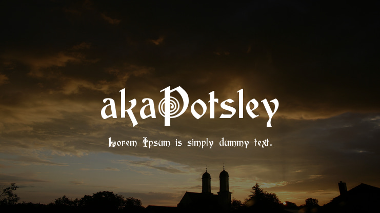 akaPotsley Font