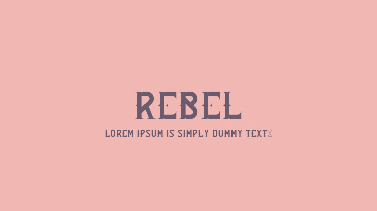 Rebel Font