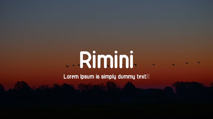 Rimini Font