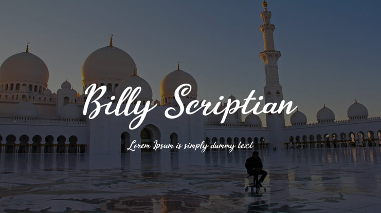Billy Scriptian Font