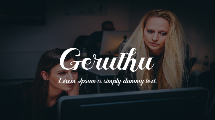 Geruthu Font