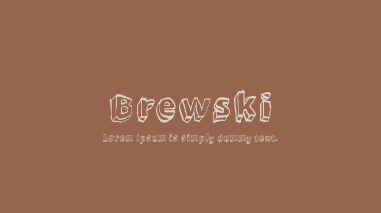 Brewski Font