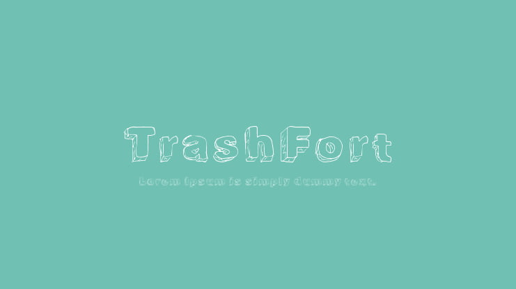 TrashFort Font