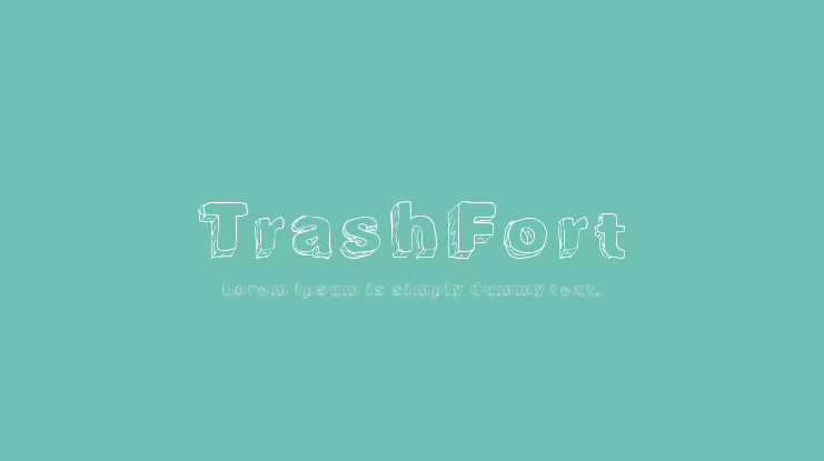 TrashFort Font
