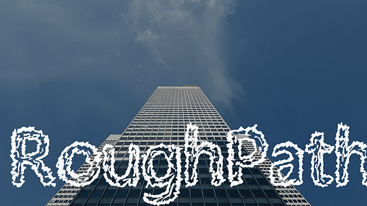 RoughPath Font