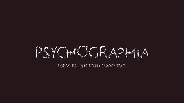 Psychographia Font