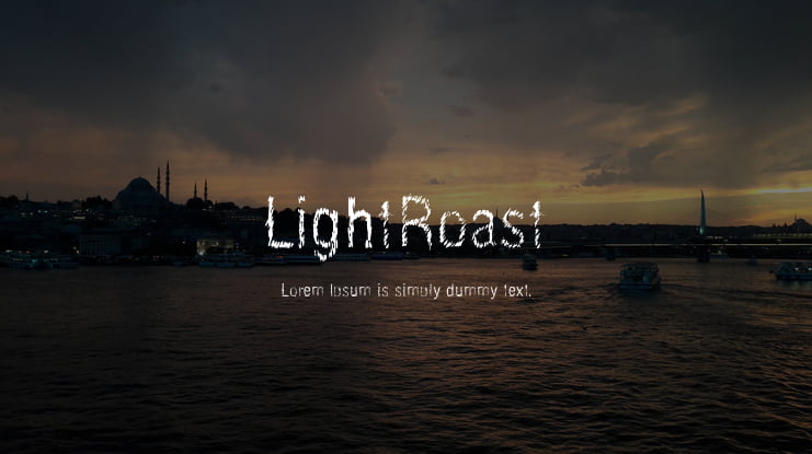 LightRoast Font