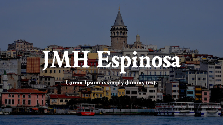JMH Espinosa Font Family