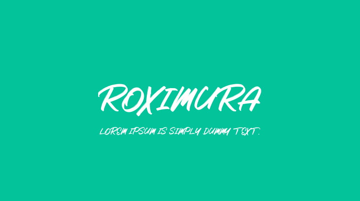 Roximura Font