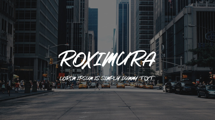 Roximura Font