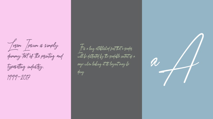 Amostely Signature Font