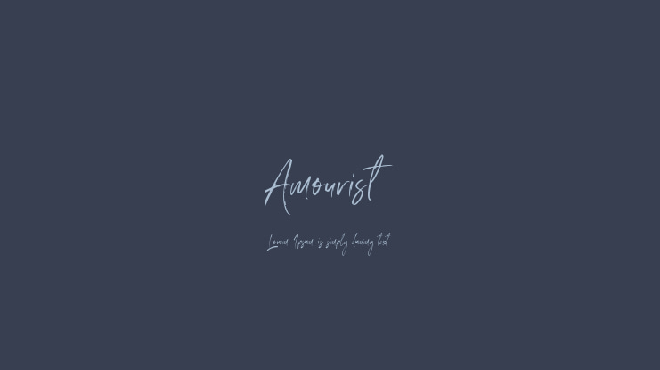 Amourist Font