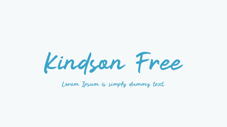 Kindson Free Font